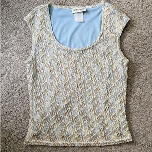 Wrapper Women's Textured Cream Top